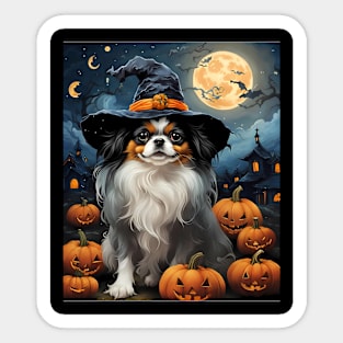 Aesthetic Halloween Japanese Chin Dog Witch Pumpkin Horror Nights Custom Sticker